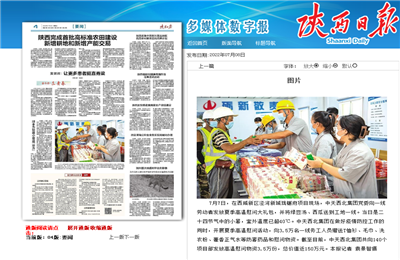 asiagame西北集团珑樾府项目高温慰问——《陕西日报》